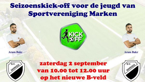 Seizoenskick-off voor de jeugd van Sportvereniging Marken