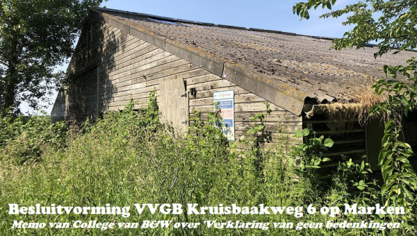 Besluitvorming VVGB Kruisbaakweg 6 op Marken