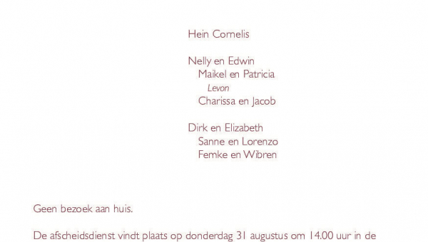 Bericht van overlijden: Pietertje Zeeman-Springer