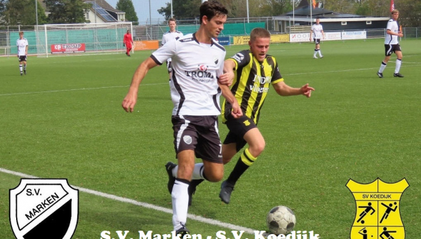 Karakteristieken &amp; Foto's : S.V. Marken - S.V. Koedijk (KNVB districtsbeker)