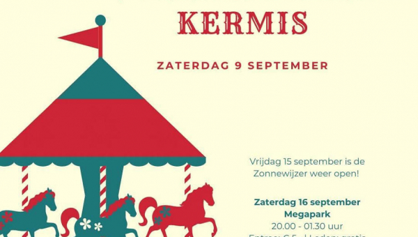 Zaterdag 9 september is de Zonnewijzer gesloten