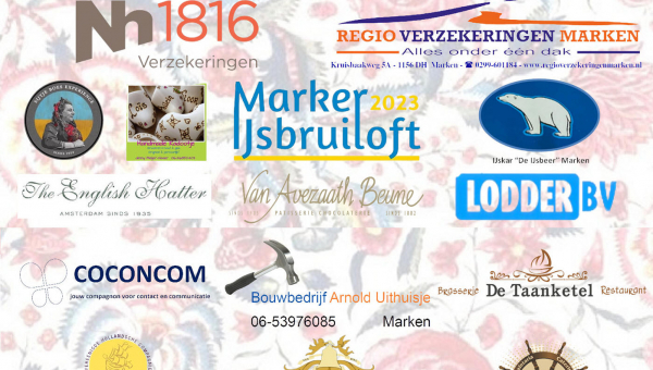 Sponsors van de Marker IJsbruiloft 2023
