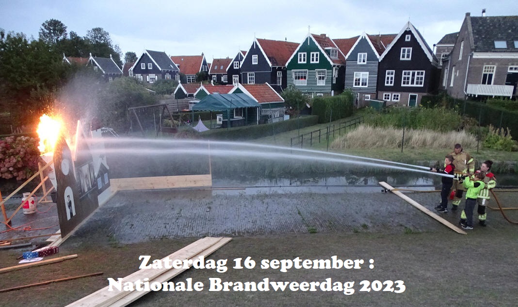 Zaterdag 16 september : Nationale Brandweerdag 2023