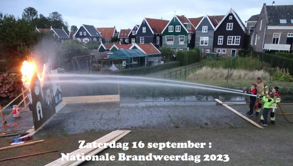 Zaterdag 16 september : Nationale Brandweerdag 2023