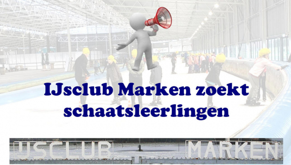 IJsclub Marken zoekt schaatsleerlingen