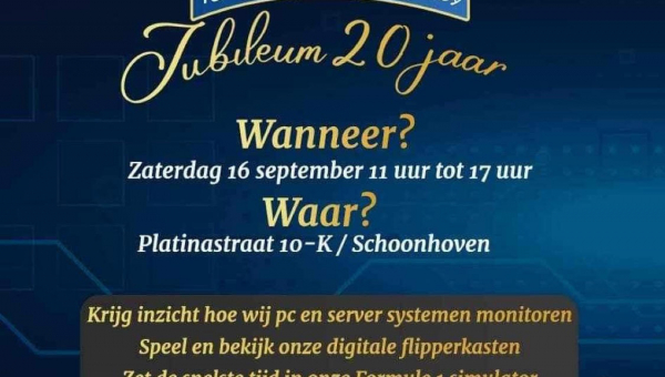 Jubileum 20 jaar MickCom