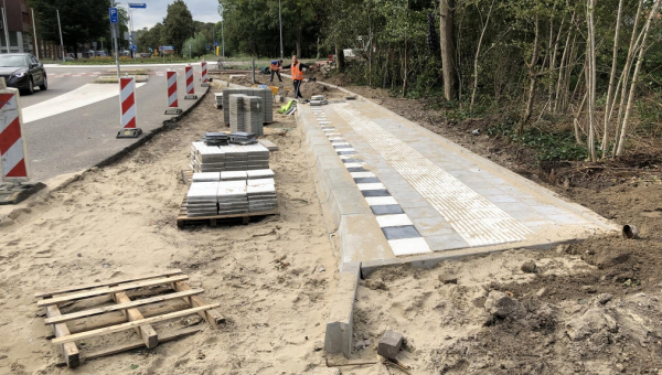 Aanleg bushalte Zuideinde-Noord ligt op schema