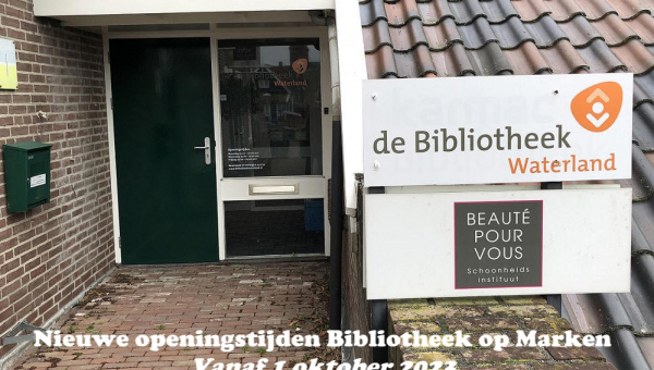 Nieuwe openingstijden Bibliotheek op Marken