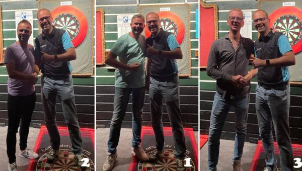 Frank Schouten wint tactics darttoernooi in de Zonnewijzer