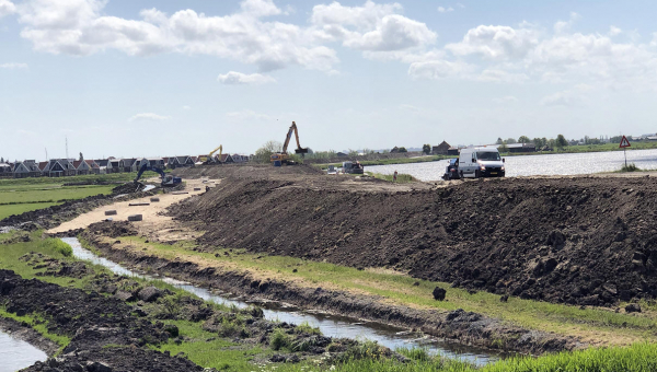 Fietspad tussen EuroParcs en afslag Uitdam (N518) afgesloten