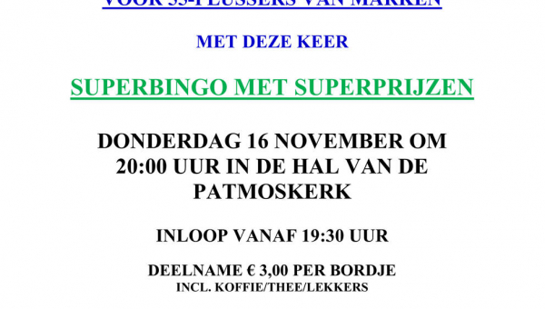 Activiteiten seizoen 2023-2024 voor 55-plussers van Marken