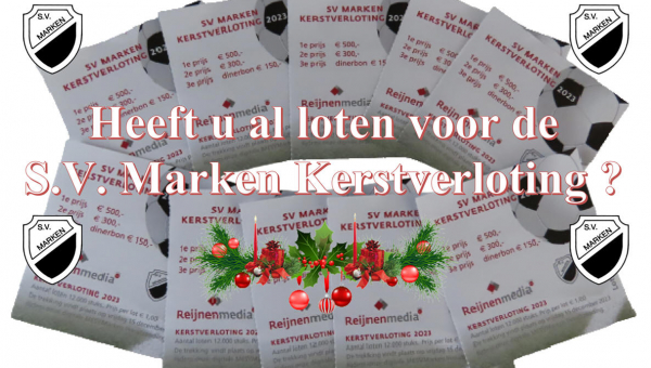 Kerstverloting Sportvereniging Marken