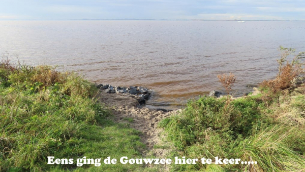 Eens ging de zee hier te keer