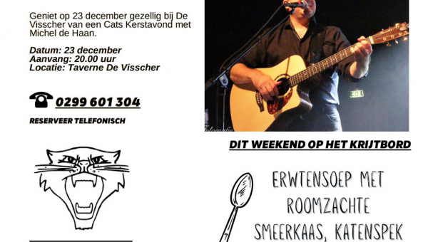 Nieuwsbrief van Taverne 'De Visscher'