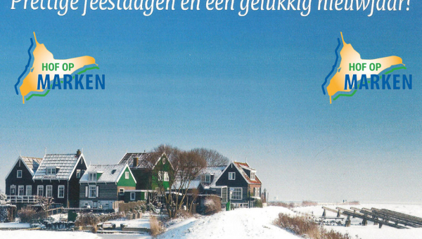 Combinatie Hof op Marken wenst u Prettige feestdagen