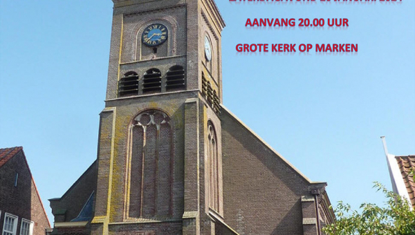 Zaterdag 20 januari: Psalmavond in de Grote Kerk op Marken