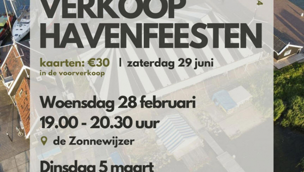 Voorverkoop Marker Havenfeesten 2024