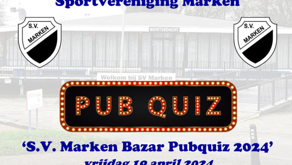 Geef je op voor de 'S.V. Marken Bazar Pubquiz 2024'