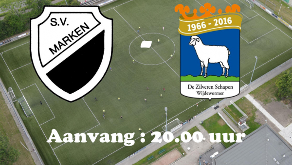 Donderdag 8 februari : Oefenwedstrijd S.V. Marken - DZS