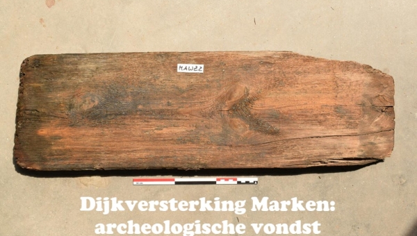 Dijkversterking Marken: archeologische vondst