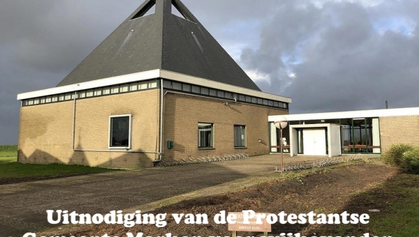 Uitnodiging van de Protestantse Gemeente Marken voor wijkavonden