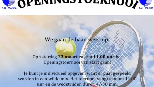 Openingstoernooi Tennis Club Marken