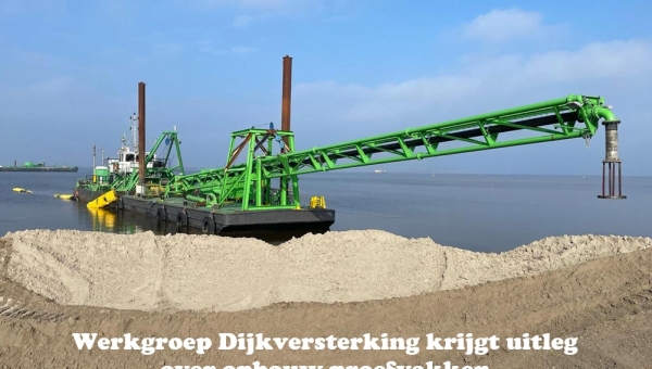 Werkgroep Dijkversterking van de Eilandraad laat zich informeren