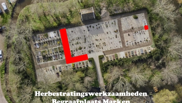 Herbestratingswerkzaamheden Begraafplaats Marken