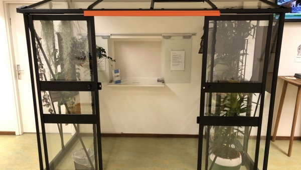 Medicijnen uitgiftepunt heeft afschermingsruimte