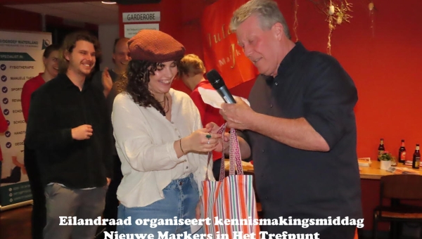 Eilandraad organiseert kennismakingsmiddag Nieuwe Markers in Het Trefpunt