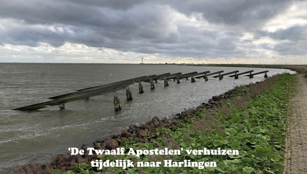 'De Twaalf Apostelen' verhuizen tijdelijk naar Harlingen