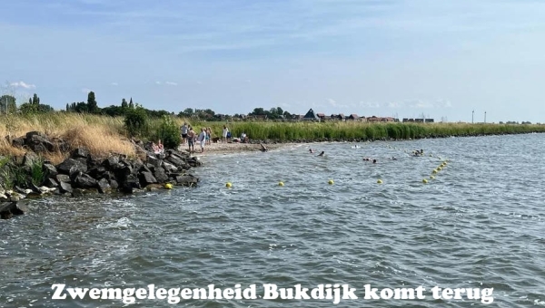 Zwemgelegenheid Bukdijk komt terug