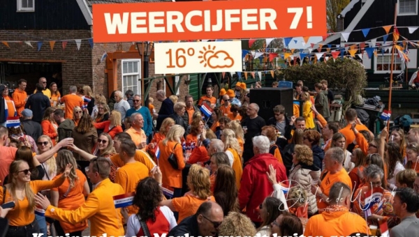 Koningsdag op Marken wordt buiten gevierd