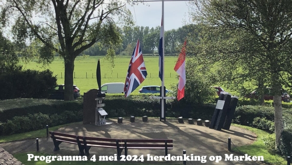 Programma 4 mei 2024 herdenking op Marken