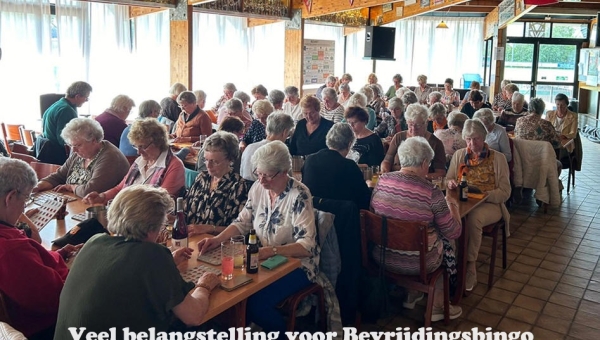 Veel belangstelling voor Bevrijdingsbingo