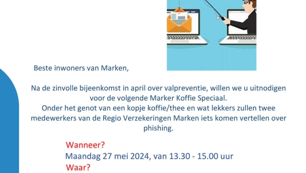 Maandag 27 mei: 3e Marker Koffie Speciaal