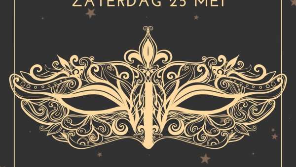 Zaterdag 25 mei: 'Gemaskerd Bal' in de Zonnewijzer