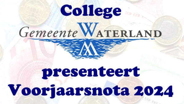 College gemeente Waterland presenteert Voorjaarsnota