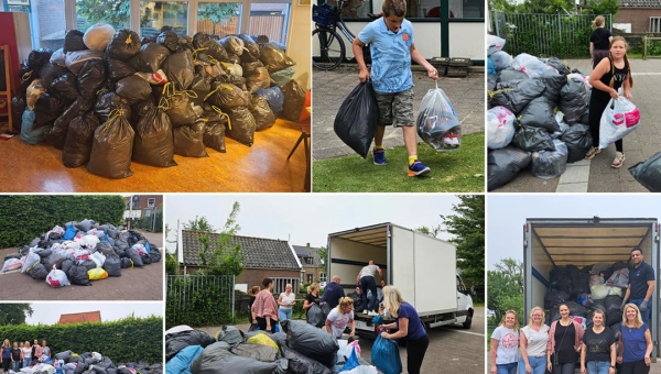 Kledingactie voor Basisschool de Rietlanden GROOT succes