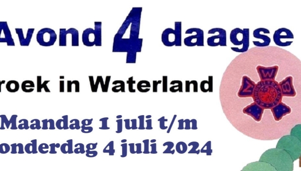 Avond4daagse 2024 in Broek in Waterland 5 en 10 km