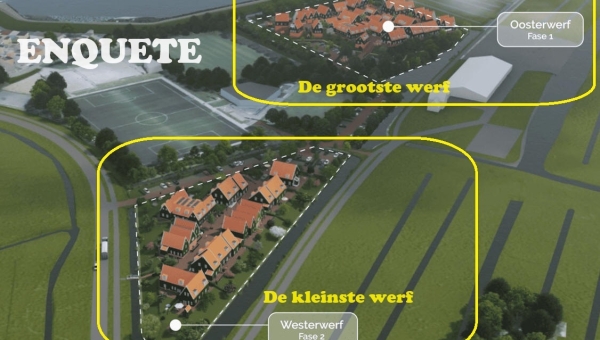 Enquête inzake namen nieuw te realiseren werven op Marken
