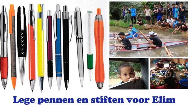 Lege pennen en stiften voor Elim