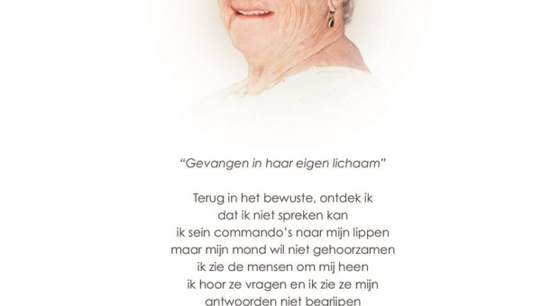 Bericht van overlijden: Aagje de Waart