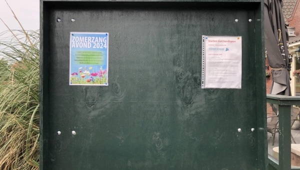 Nieuwe publicatieborden op Marken