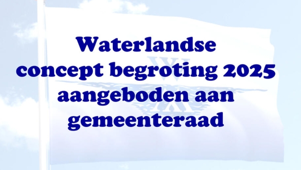 Waterlandse concept begroting 2025
