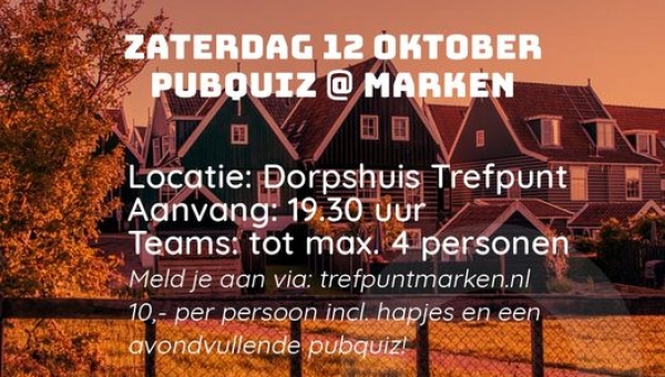 PUBquiz in het Trefpunt - 12 oktober