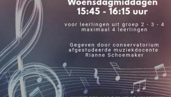 AMV lessen voor leerlingen uit groep 2 t/m 4