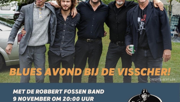 Blues avond bij De Visscher met de Robbert Fossen Band