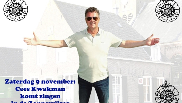 Cees Kwakman komt zingen in de Zonnewijzer