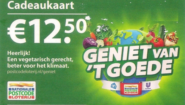 Doneer uw Postcode Cadeaukaart aan de Voedselbank